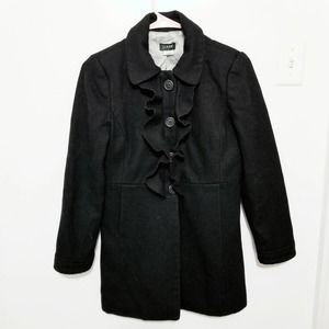 J. Crew Women's Wool Polyester Blend Pea Coat